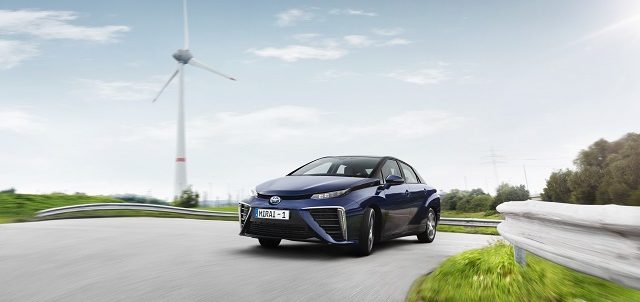 Hidrojen yakit hucreli otomobil Toyota Mirai otogundem Hidrojen yakit hucreli otomobil Toyota Mirai otogundem