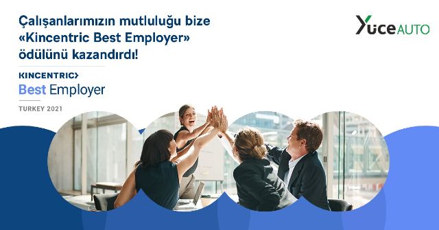 Yüce Auto Kincentric Best Employers Kapsamında İkinci Kez En İyi İş Yeri Unvanıyla Taçlandı otogundem (1)